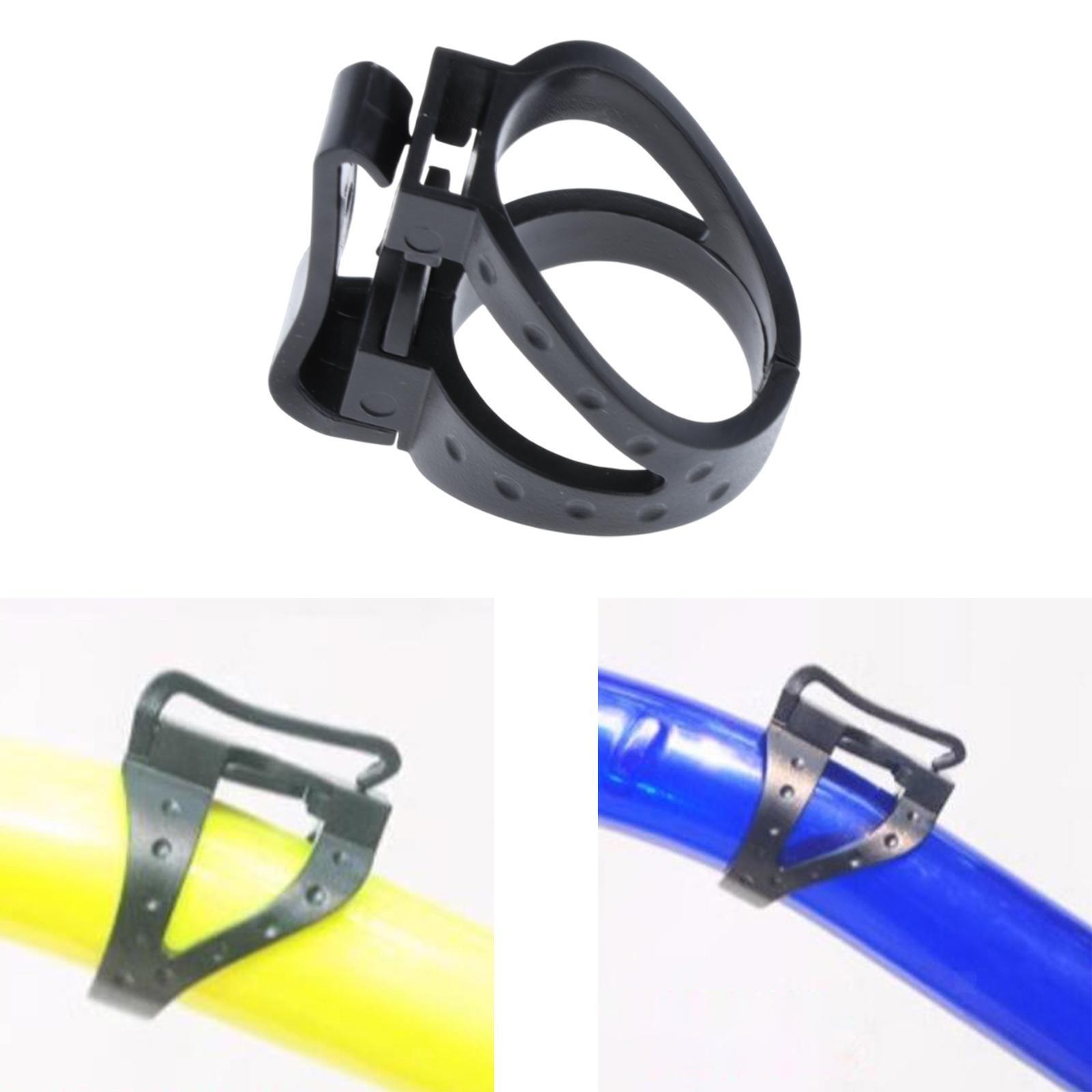 Dive Snorkel Clip Air Tube Holder Retainer Snorkeling Compact Convenient