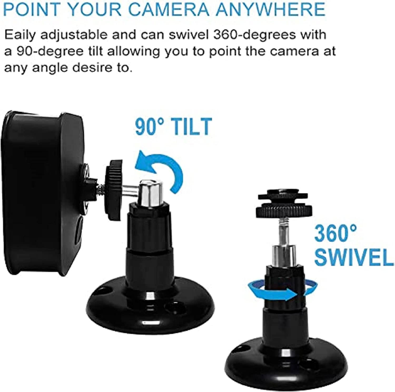 3X Blink XT/2 In/Outdoor Camera Wall Mount Bracket Protective Adjustable Holder