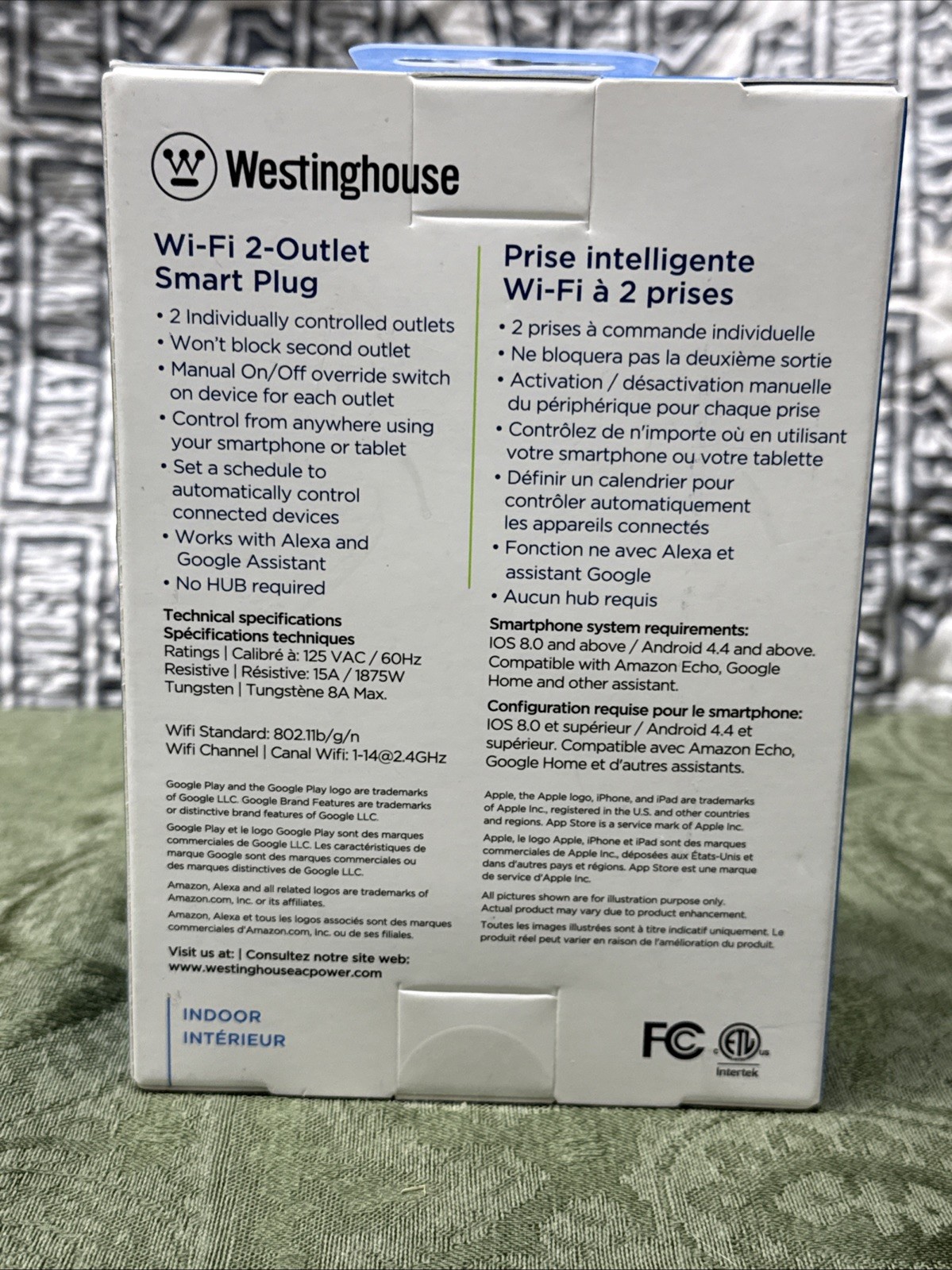 Westinghouse Wi-Fi Smart Sockets- 2-Outlet