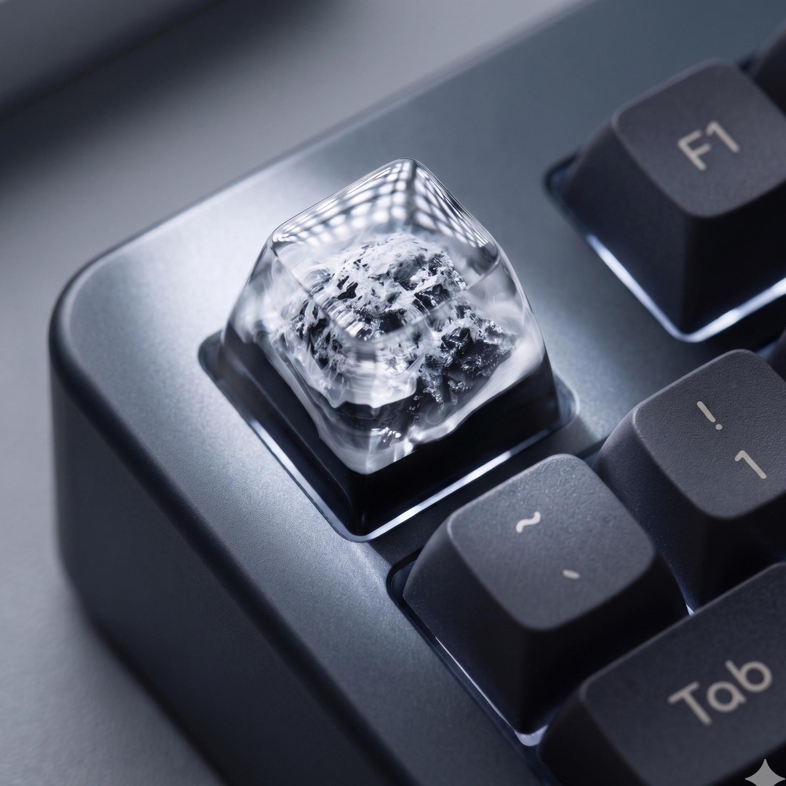 Artisan Keycaps Set Ice Mountain, Haunted Ruins, Rampart, Pagoda Scenes