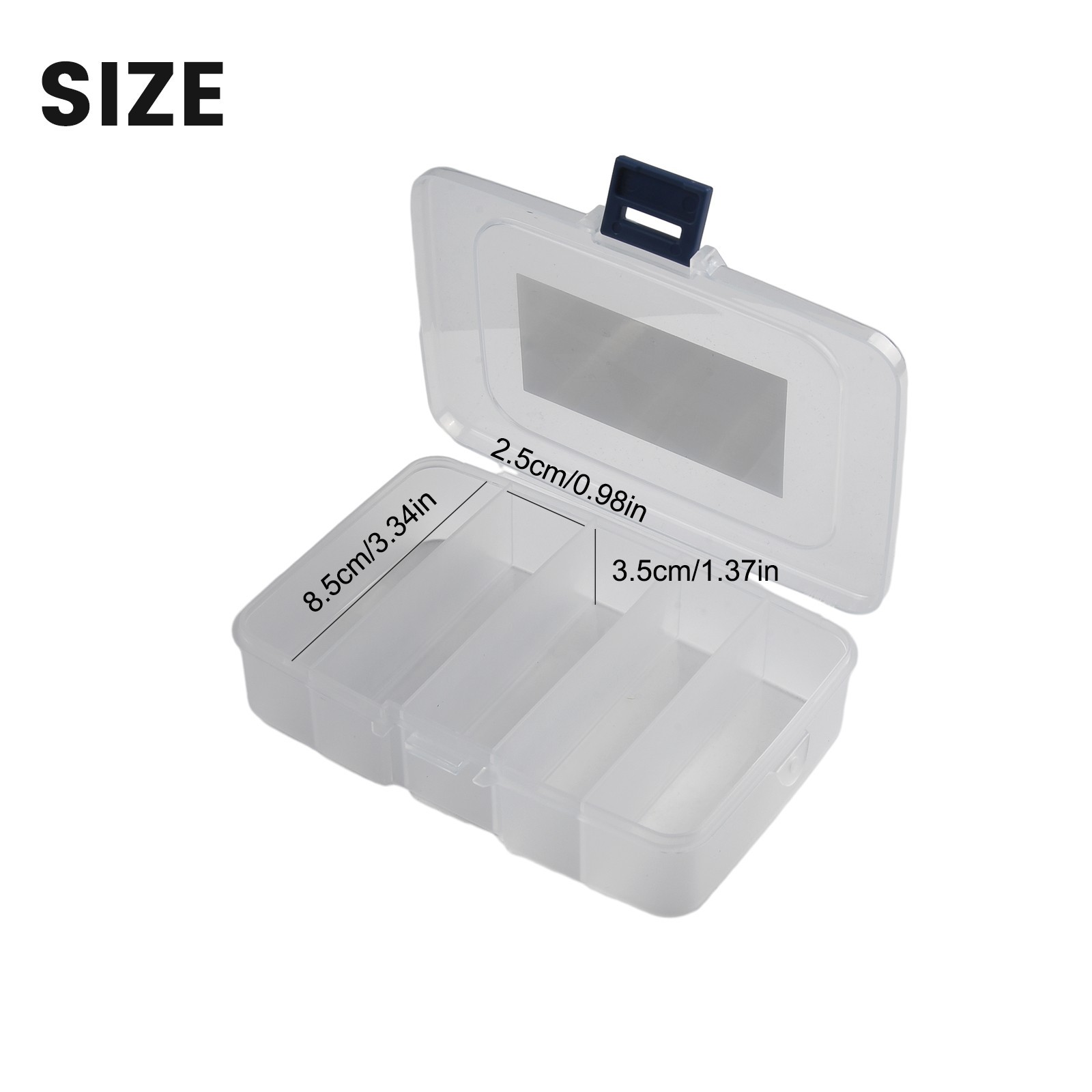 Screws Box Box Craft Organizer Plastic Small Part Container Translucent