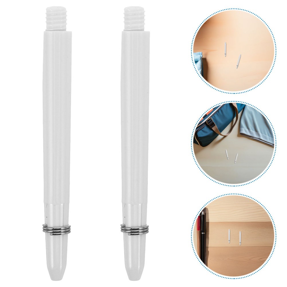 100Pcs Dart Replacement Rod Plastic Shafts Stem with Threaded Nylon Rods