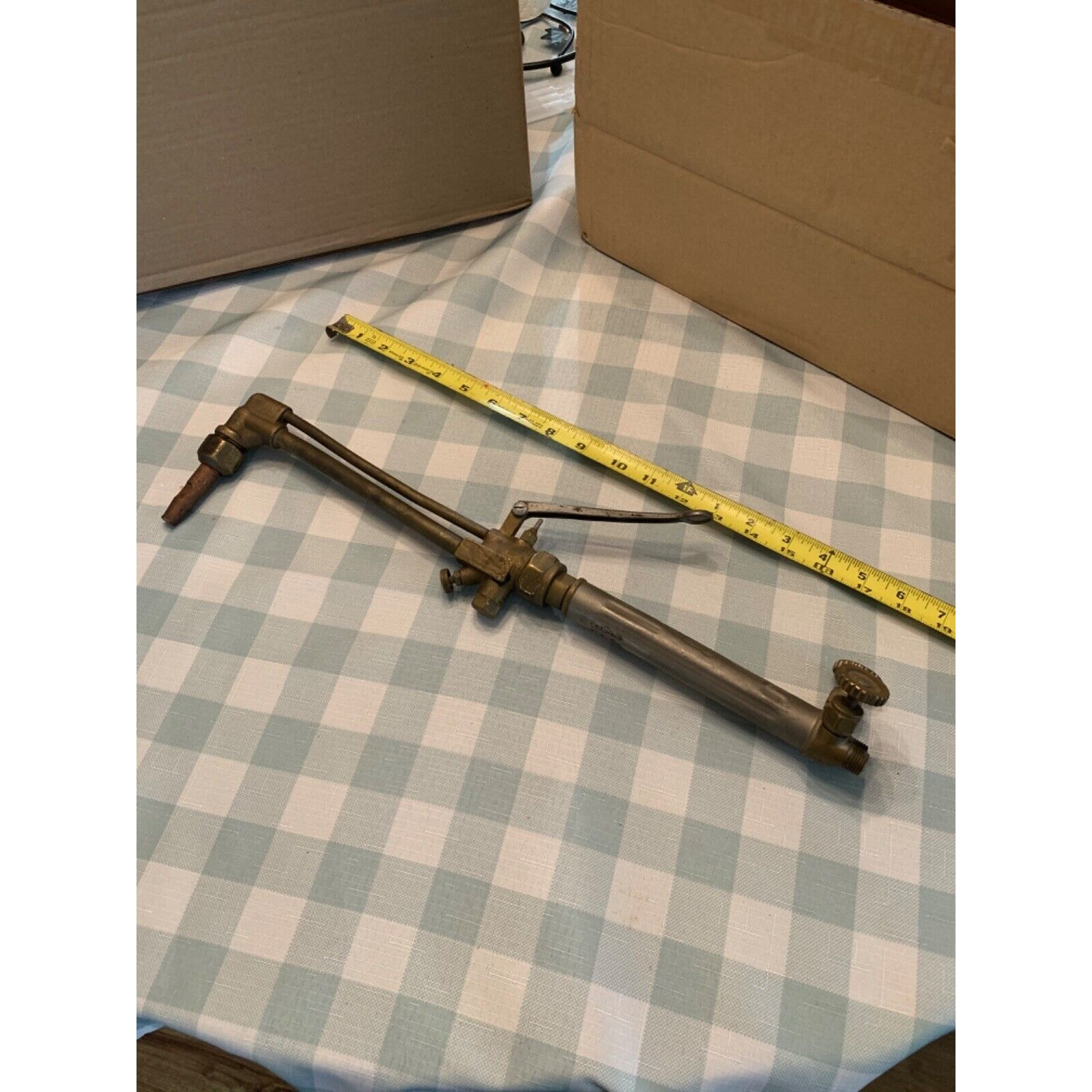 Vintage 18.5” Smith Welding Torch - works.                 WILL TAKE $75