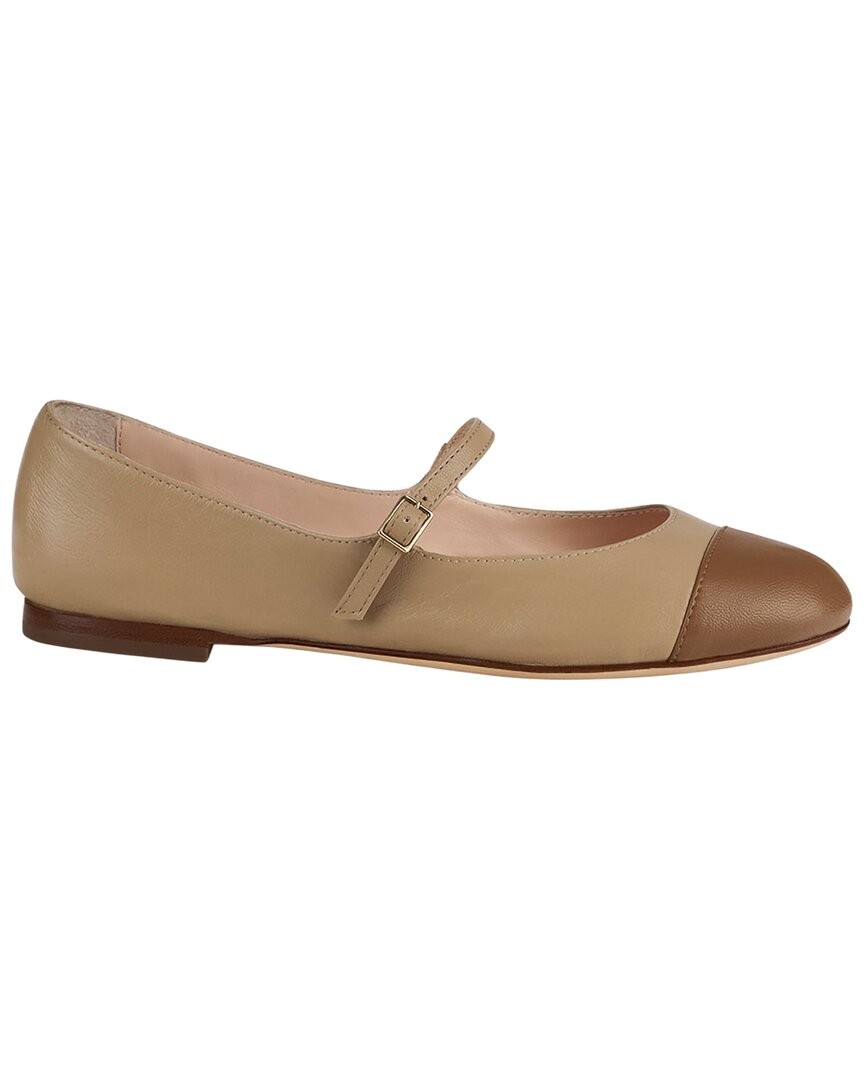Agl Milly Cap Toe Leather Ballet Women's