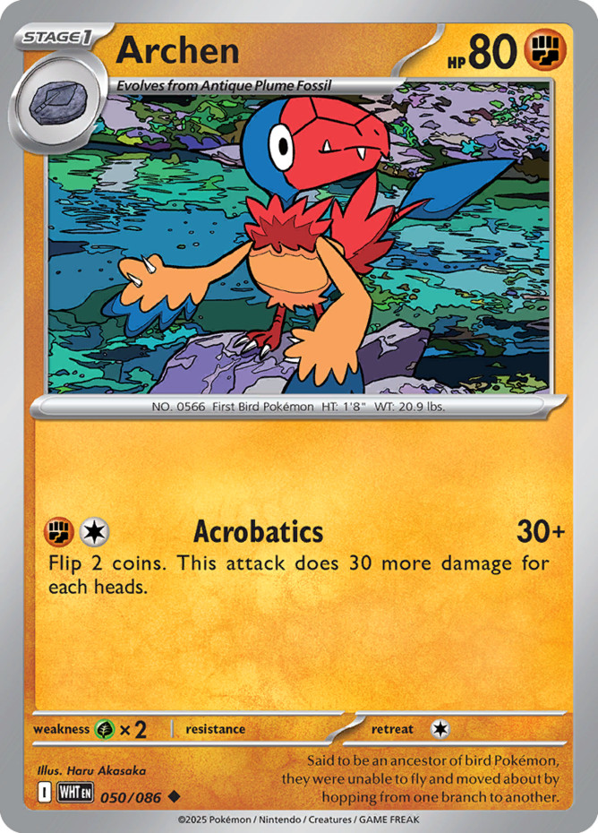 Archen - 050/086 - Uncommon - Near Mint
