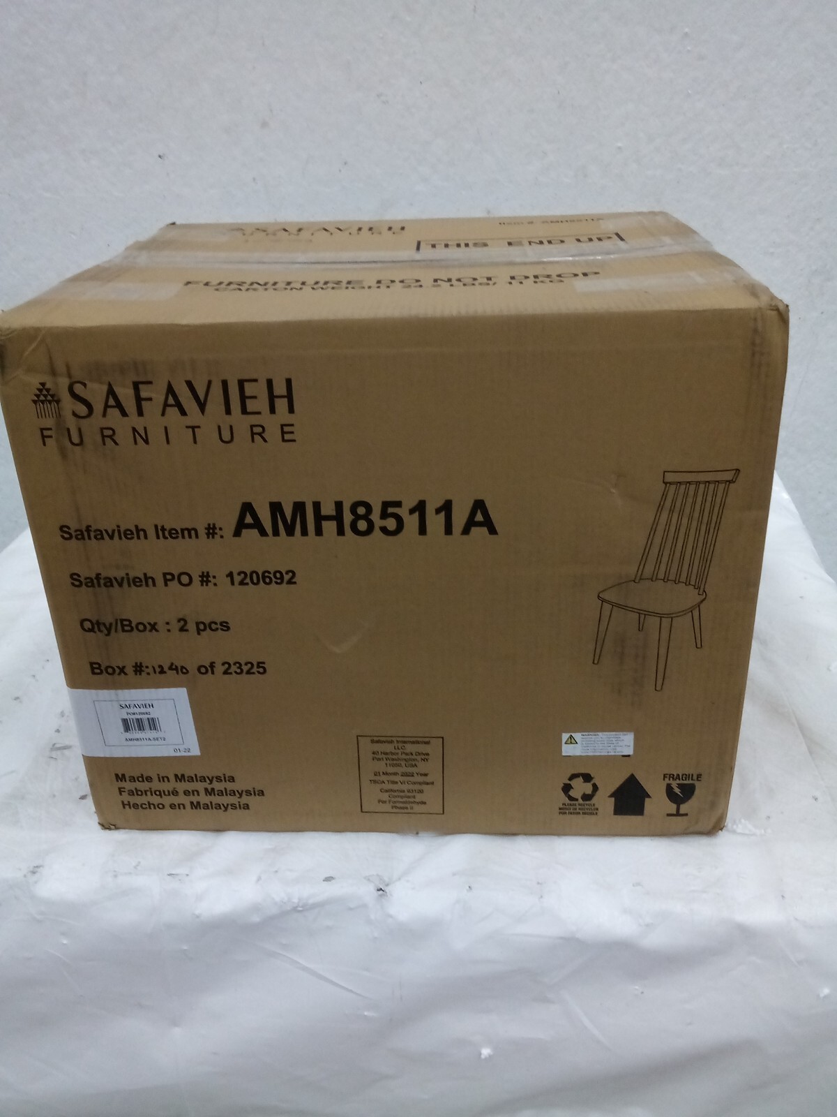 Safavieh Burris Side Chair, Reduced Price 2172714448 AMH8511A-SET2
