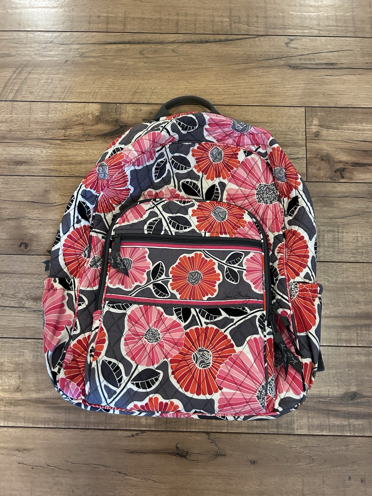 VERA BRADLEY BACKPACK CHERRY BLOSSOM Quilted EXCELLENT PRE-OWNED CONDITION