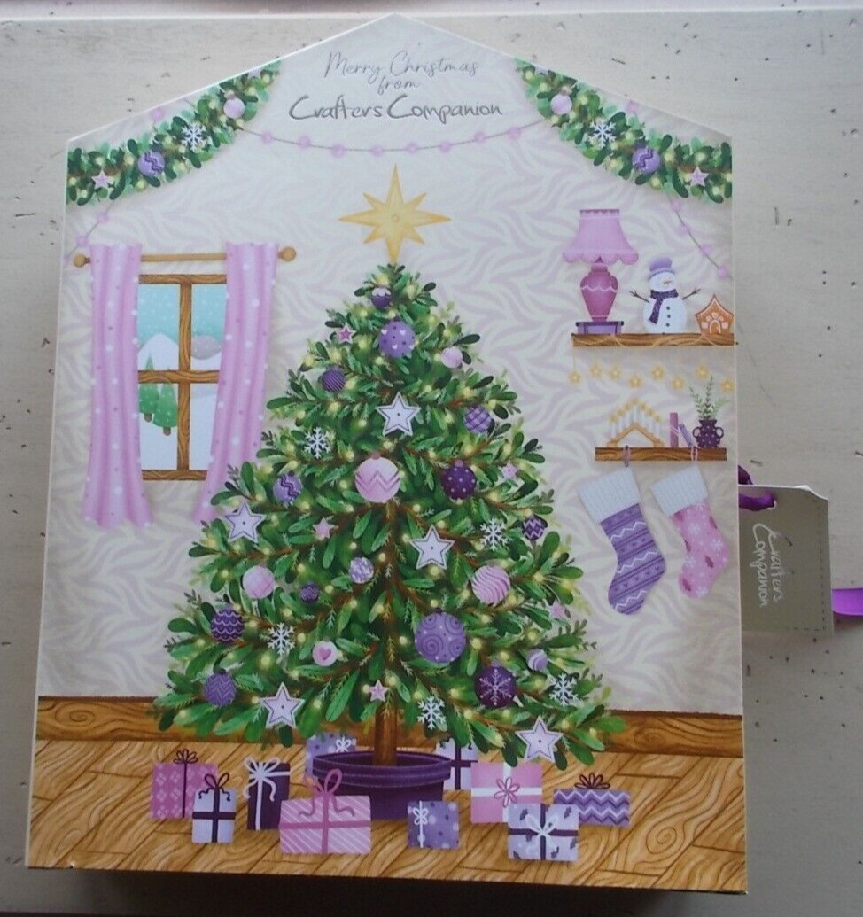 2023 Crafter's Companion Christmas Holiday Advent Calendar Dies 24 Pieces