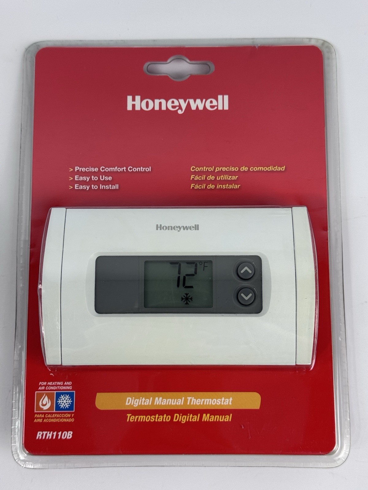 Honeywell RTH110B Non-Programmable Thermostat - New In Sealed Package