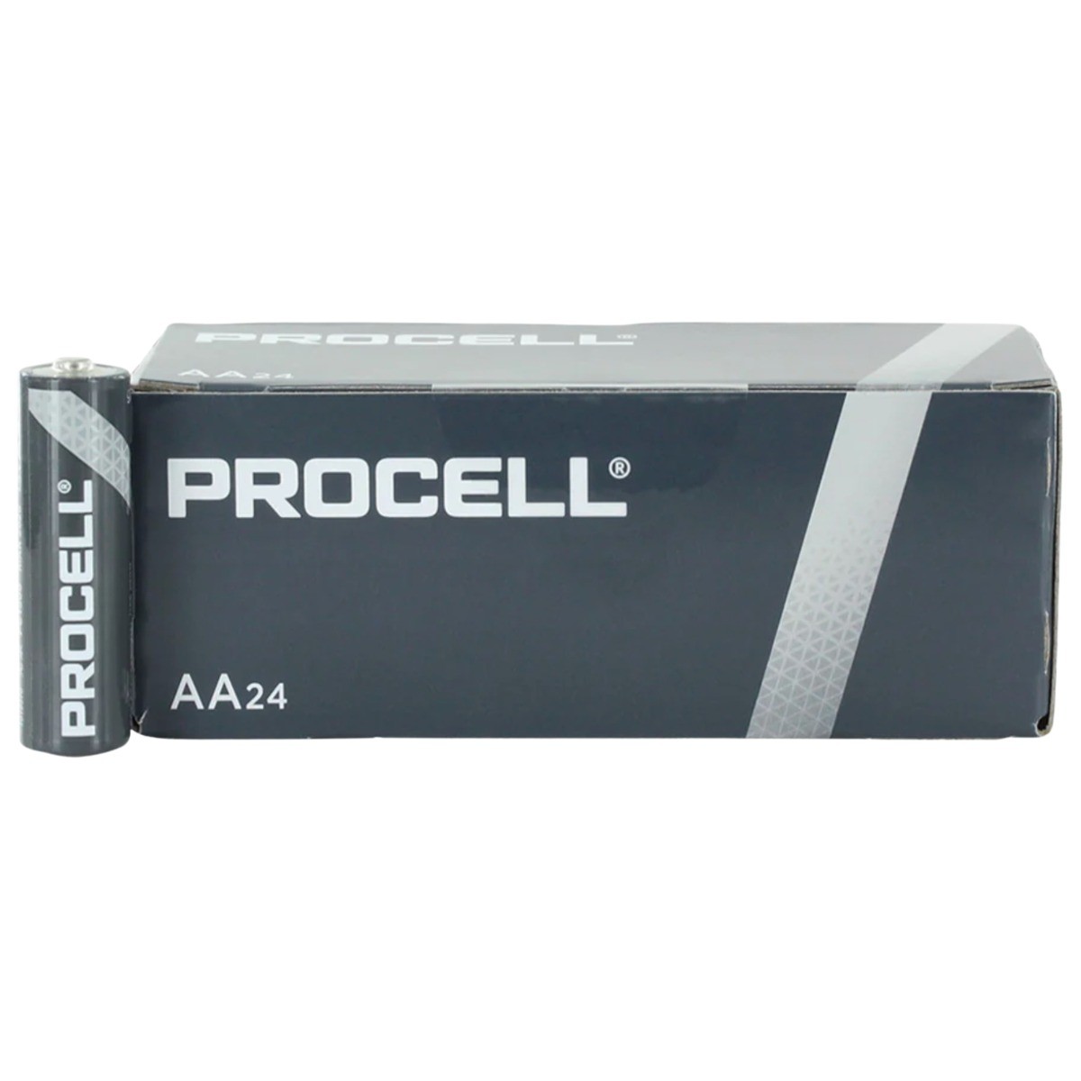 Duracell Procell PC1500 (24PK) AA 1.5V Alkaline Button Top Battery Pack of 24