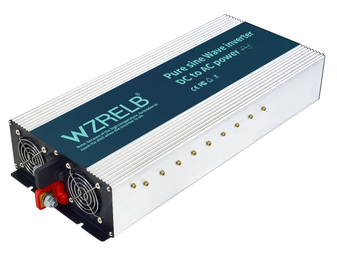 Pure Sine Wave Inverter 12V to 120V Power 5000W Home Solar System Camp Motor Car