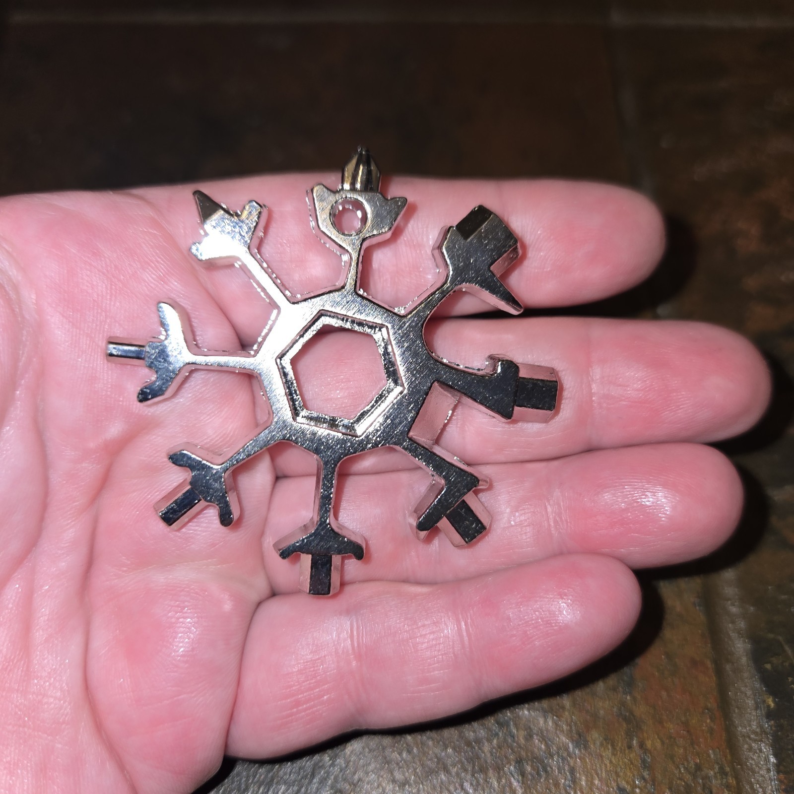 Two Stainless Snowflake Shape 18 In 1 Multi Tool Screwdriver US Fast Shipping!