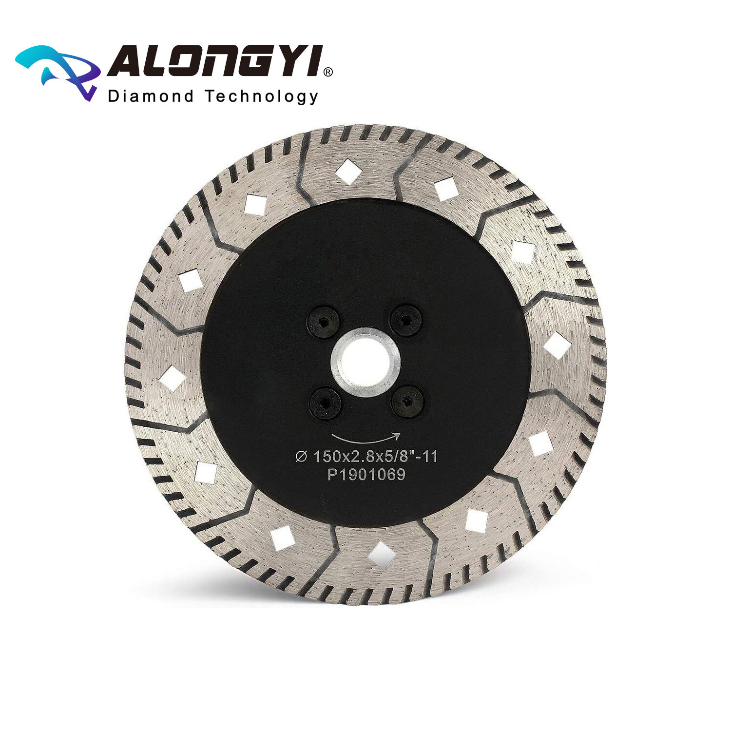 6 Inch Double Segments with 5/8-11 Thread for Marble Granite Concrete Cutting