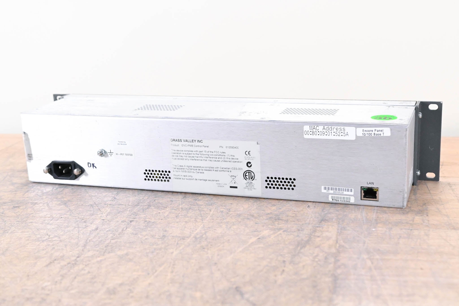 Grass Valley ENC-PMB Control Panel CG00546