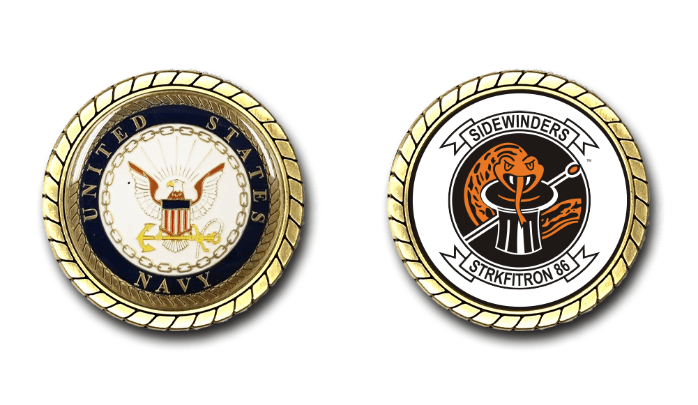 VFA-86 Sidewinders US Navy Squadron Challenge Coin Officially Licensed