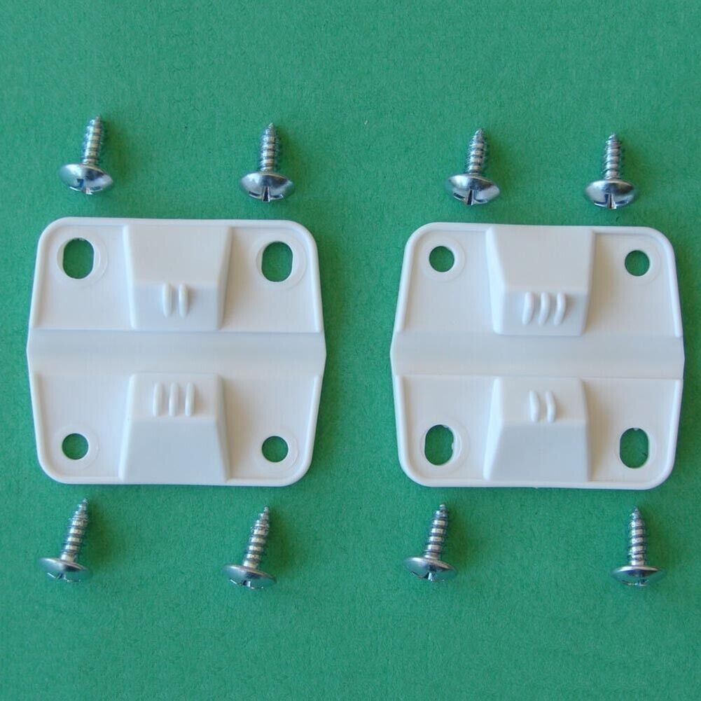 For COLEMAN COOLER PLASTIC HINGE SET REPLACEMENT 2x HINGES 8x SCREWS 5283-1141