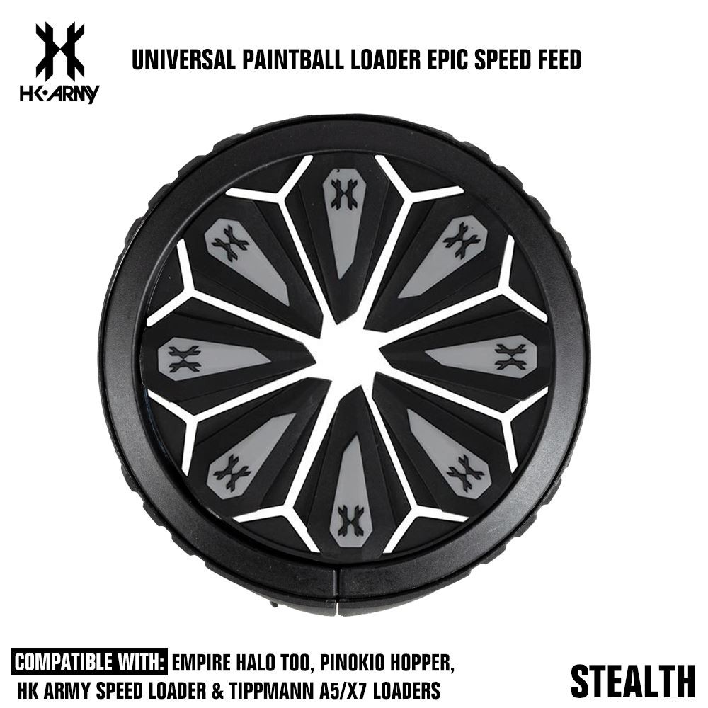 CLEARANCE HK Army Universal Paintball Loader Epic Speed Feed - Stealth