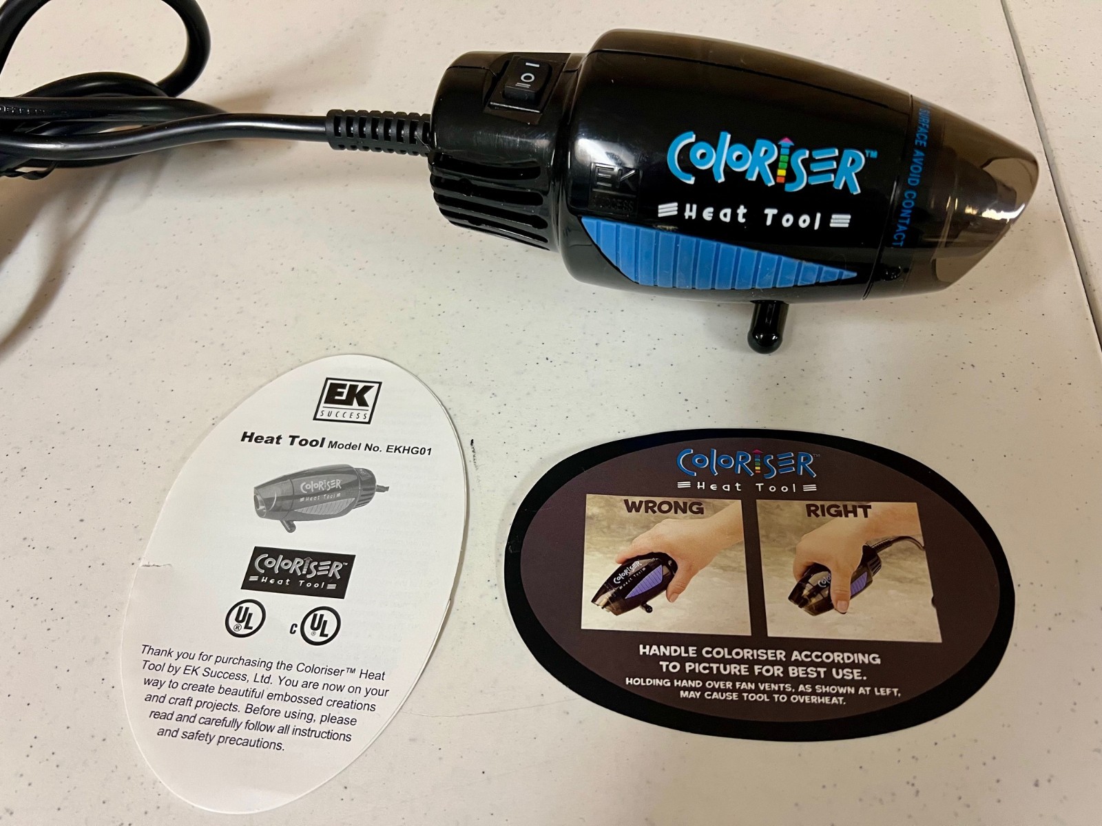 EK Success Coloriser Embossing Heat Tool with 2 Heat Settings
