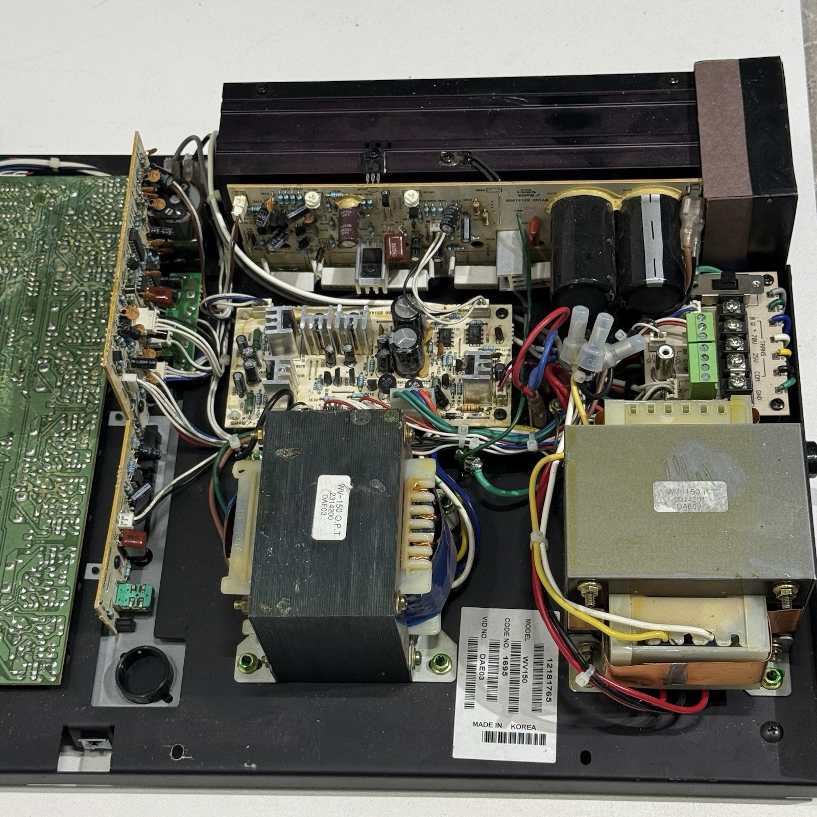Bogen WV150 Wall Mount Power Vector Modular Input Amplifier