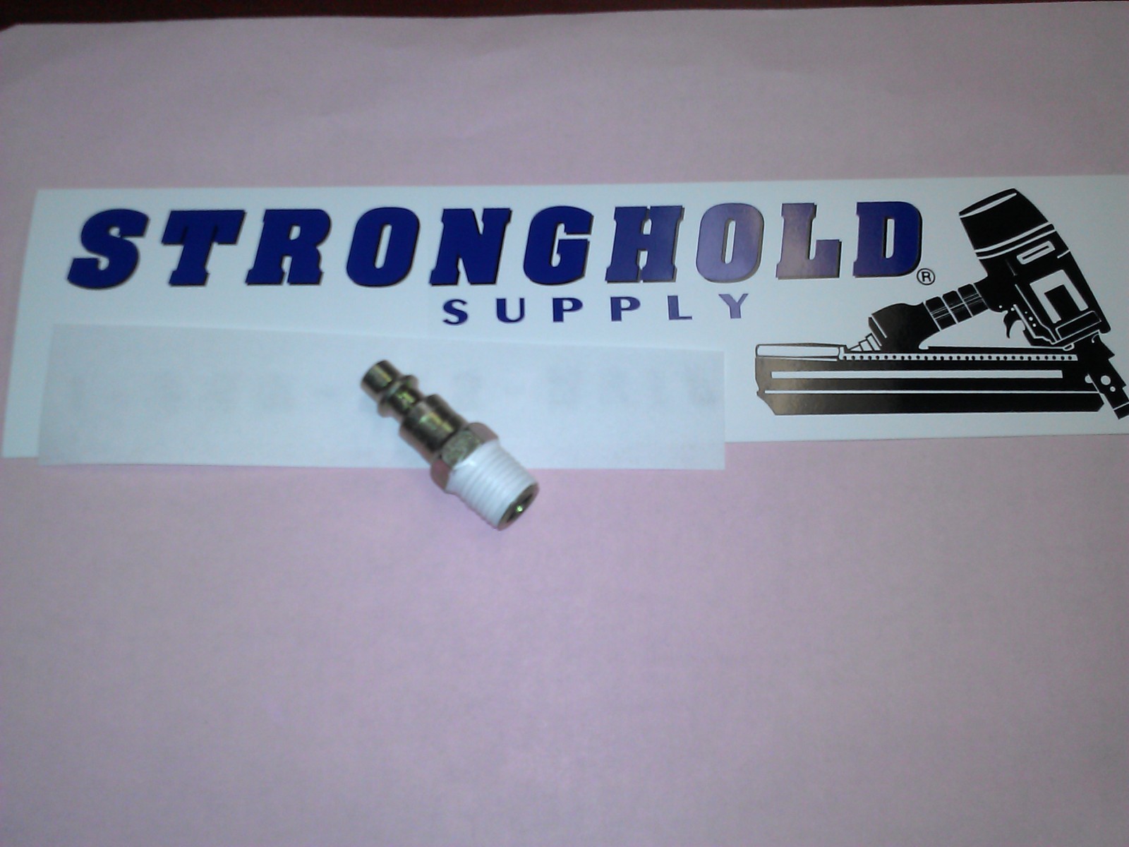 HY00000079 MALE PLUG BRAND NEW MALE FITTING W/ TEFLON TAPE FOR PC TRIM TOOLS