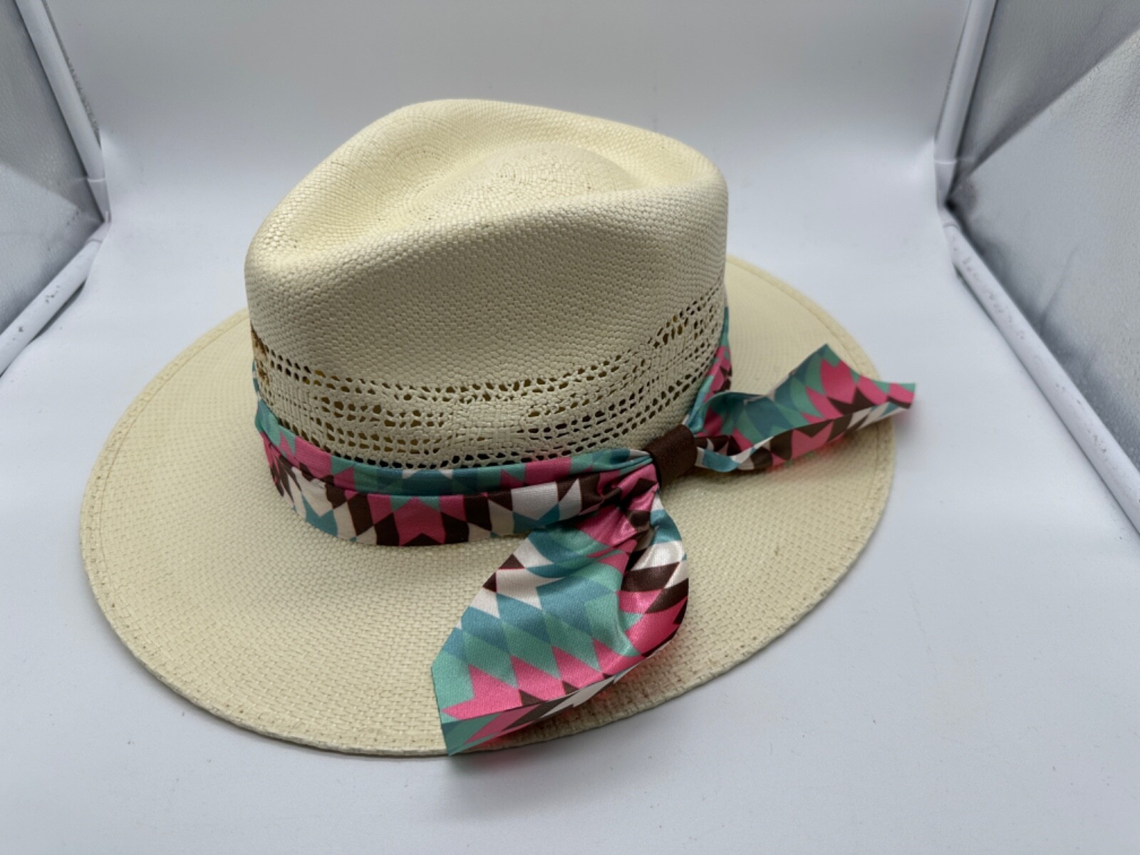 NEW ONE CHARLIE 1 HORSE  "HISSY FIT " STRAW HAT NATURAL 3" BRIM 4" CROWN