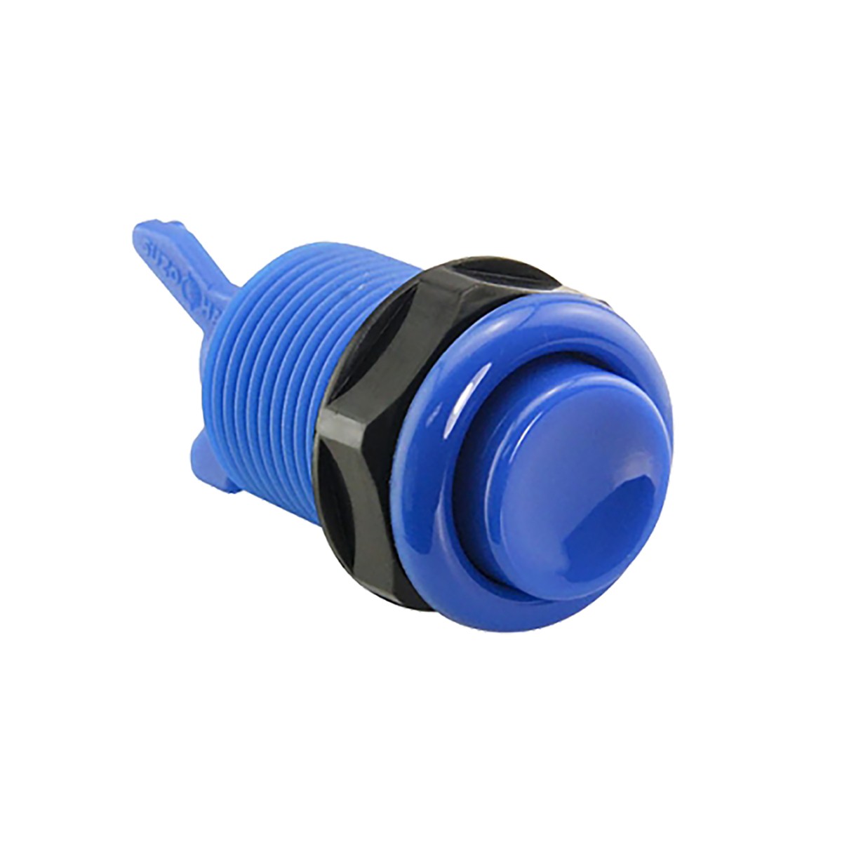 Pushbutton - Blue Long Horizontal Bezel Assembly with Nut Only - 58-0092-SH