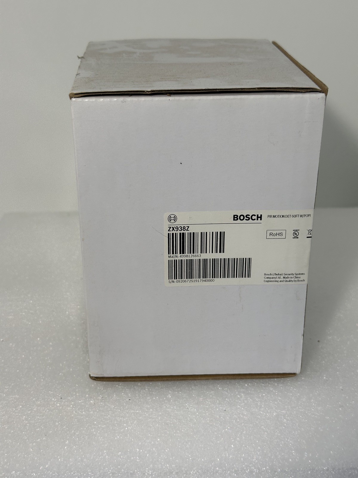 Bosch ZX938Z Motion Detector, 360° Ceiling NEW