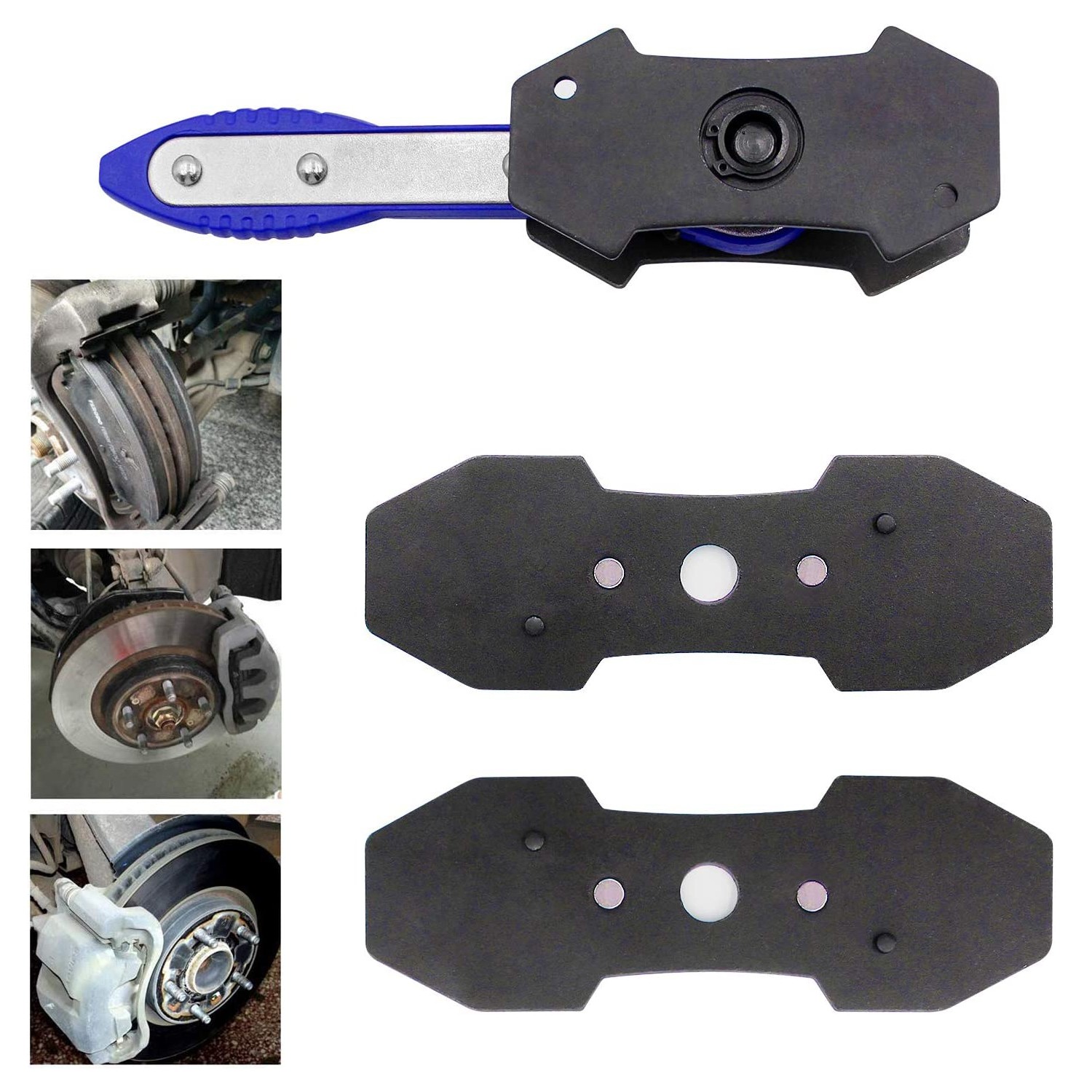 Brake Caliper Compression Tool, 360° Adjustable Ratcheting Piston Compressor USA