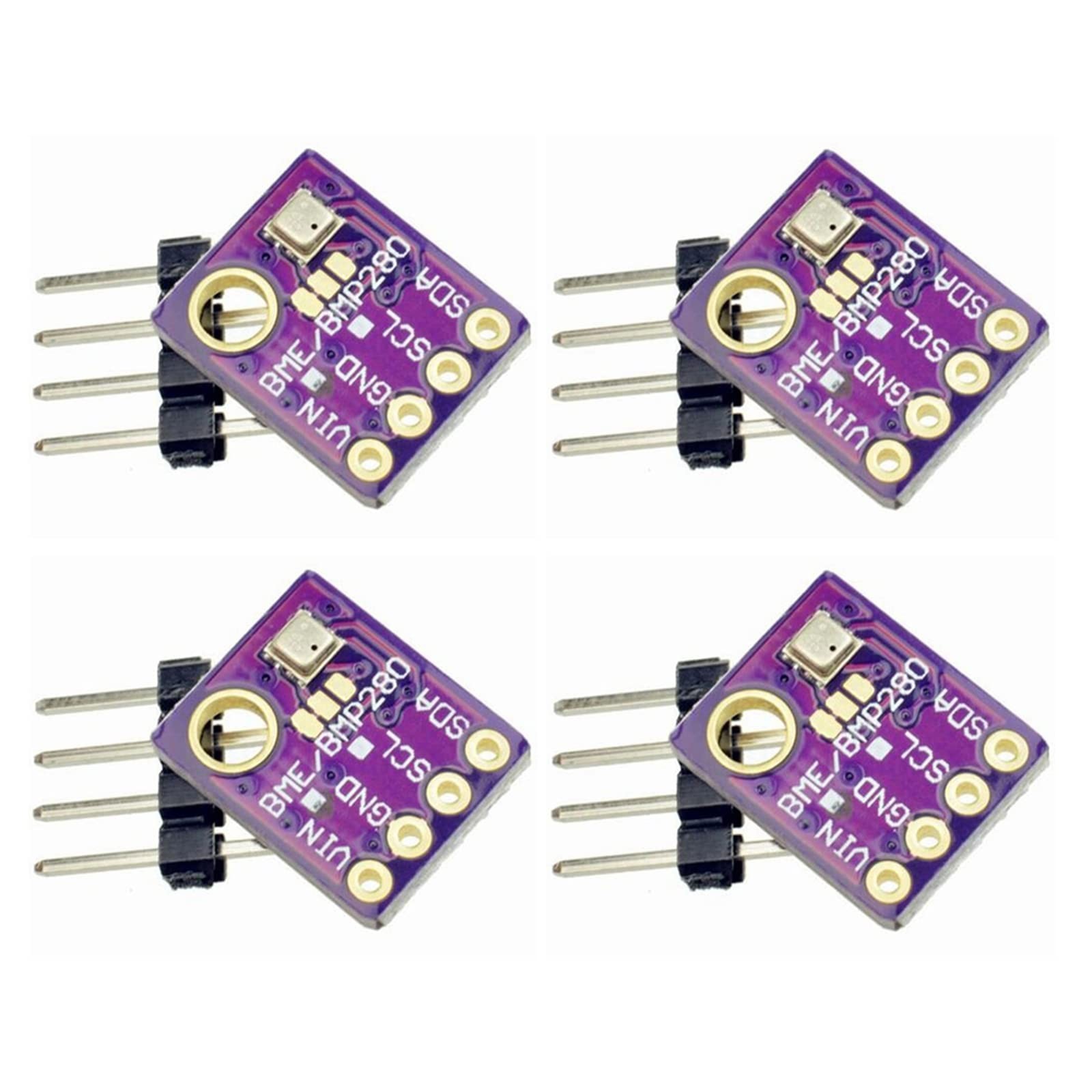 BME280 Digital 5V Temperature Humidity Atmospheric Pressure I2C 4 Pack