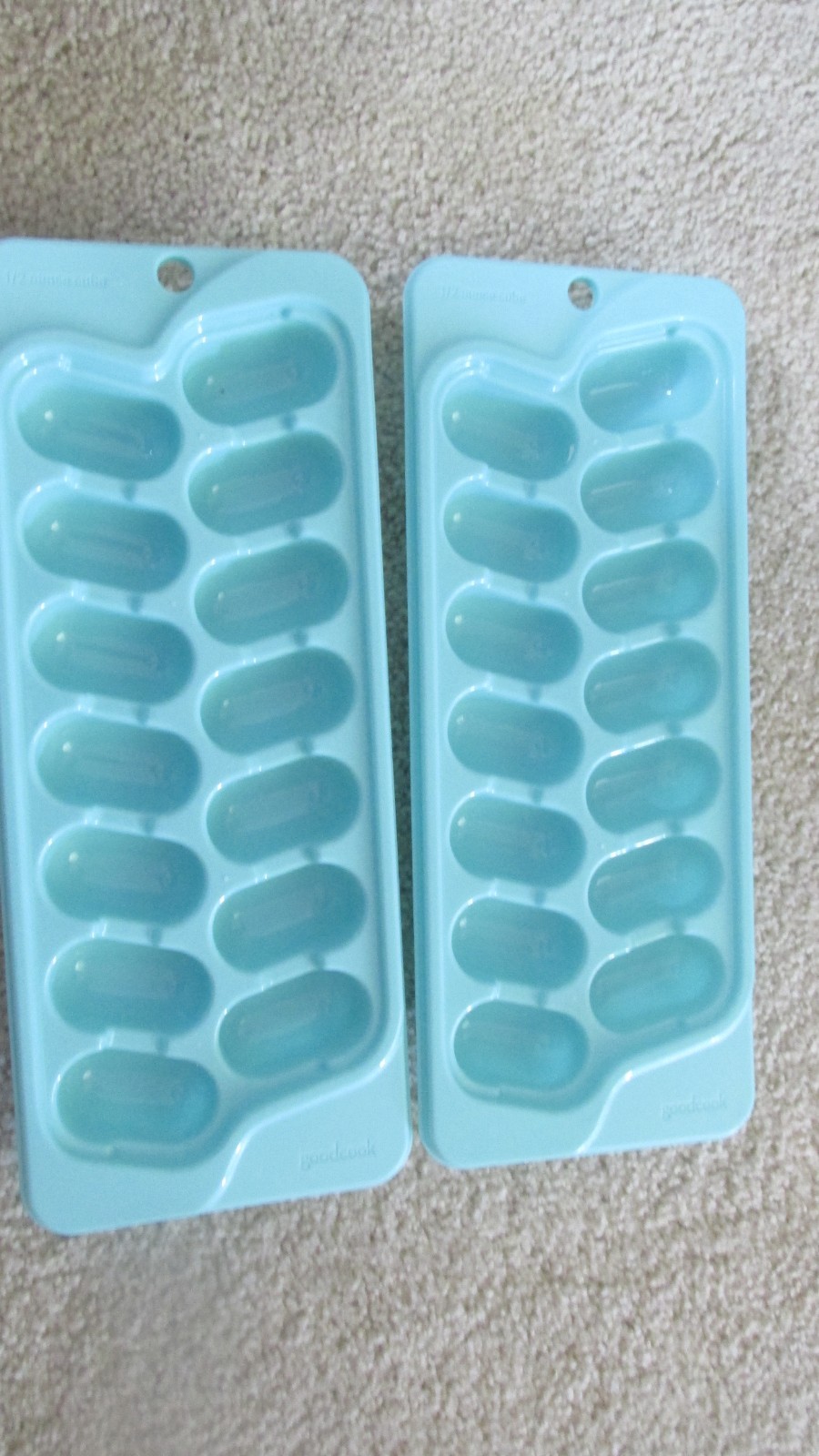 Goodcook Stackable Ice Cube Trays 2 Pack Quick Release 28 Cubes