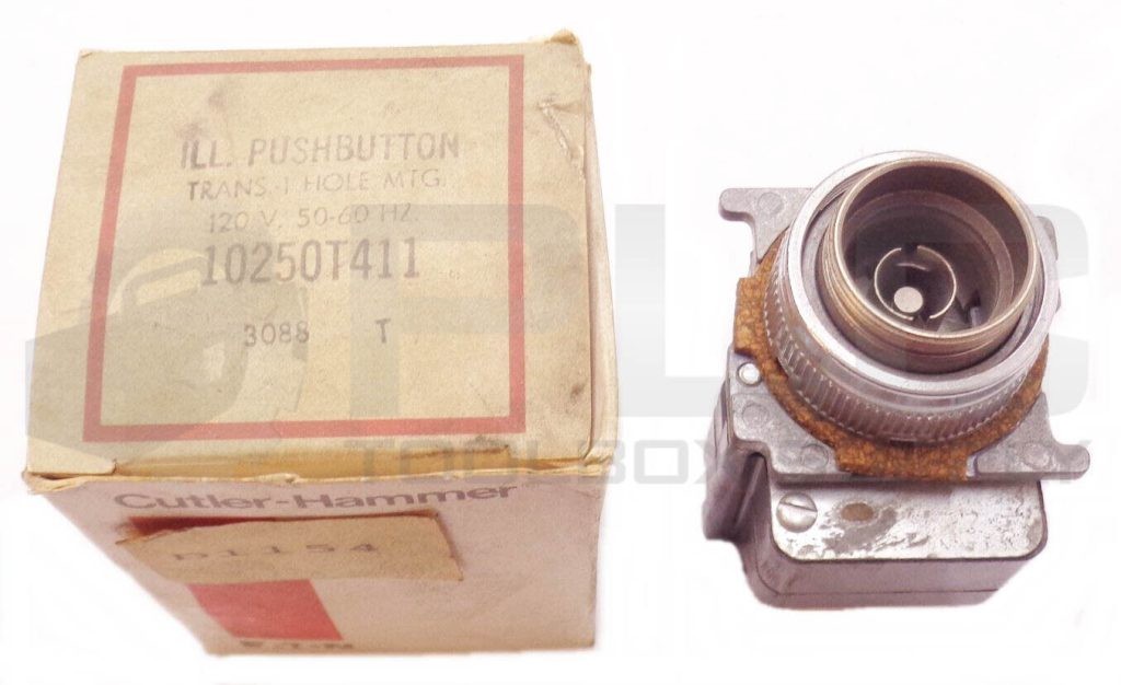 NEW EATON/CUTLER-HAMMER 10250T411 ILL. PUSH BUTTON, 120V 50/60HZ *READ DESC*