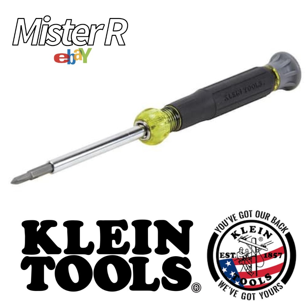 Klein Tools • 4-in-1 Precision Electronics Screwdriver • Electrician Mini #32581