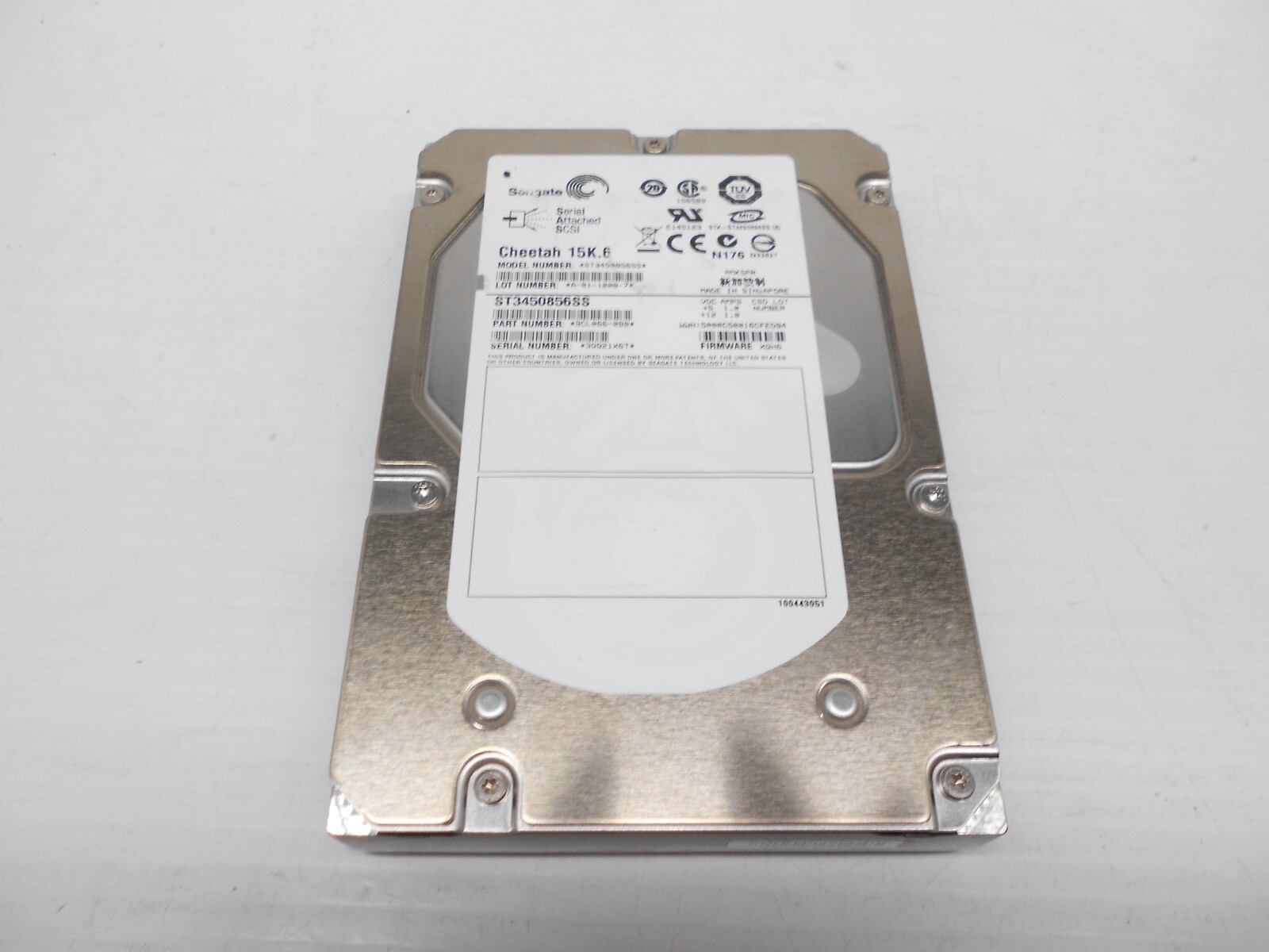 Dell Equallogic 450Gb 15K SAS 3.5" Hard Drive 9CL066-080 PS6000 PS6010 PS6100