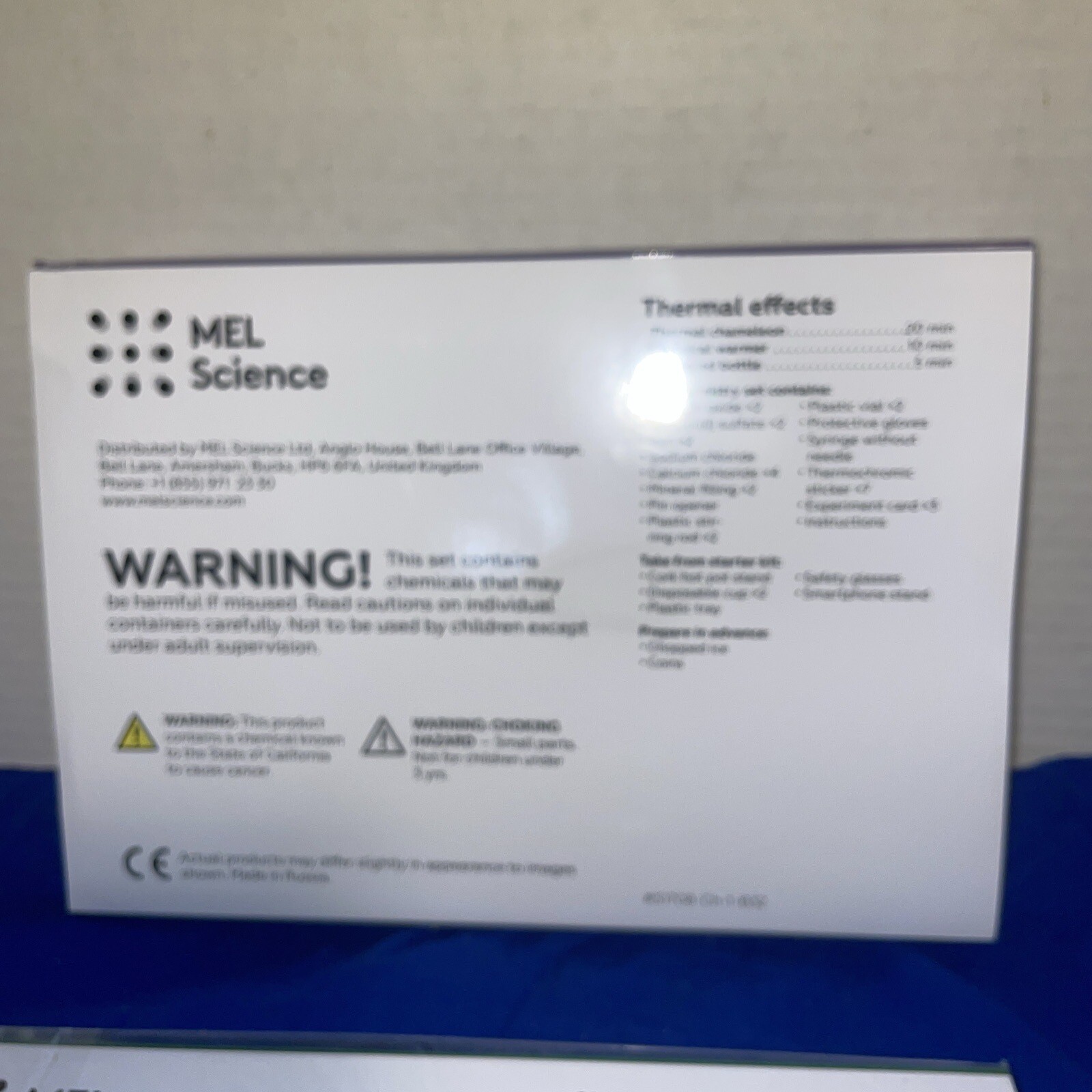 Mel Chemistry Science Kit Set Of 2 Chemistry Of Winter &Thermal Effects