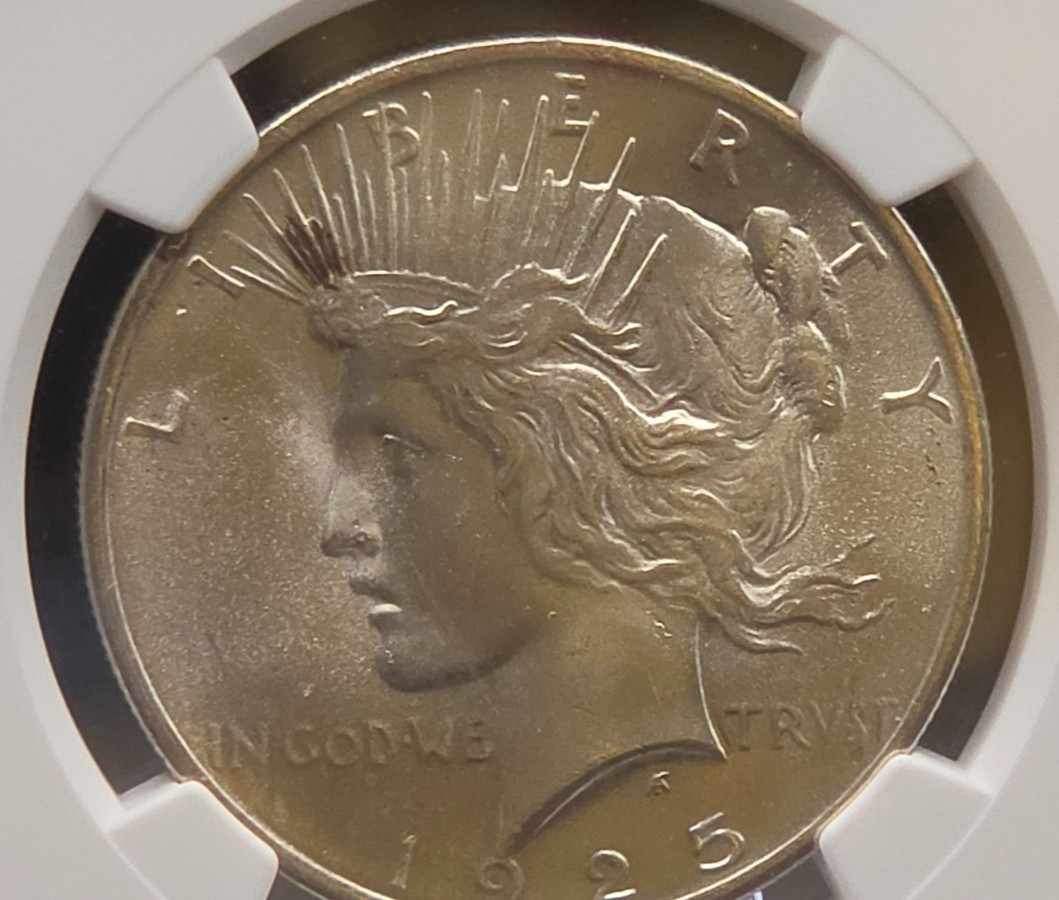 1925 Peace Dollar NGC MS64 – Bright White Luster, Clean Fields, Certified