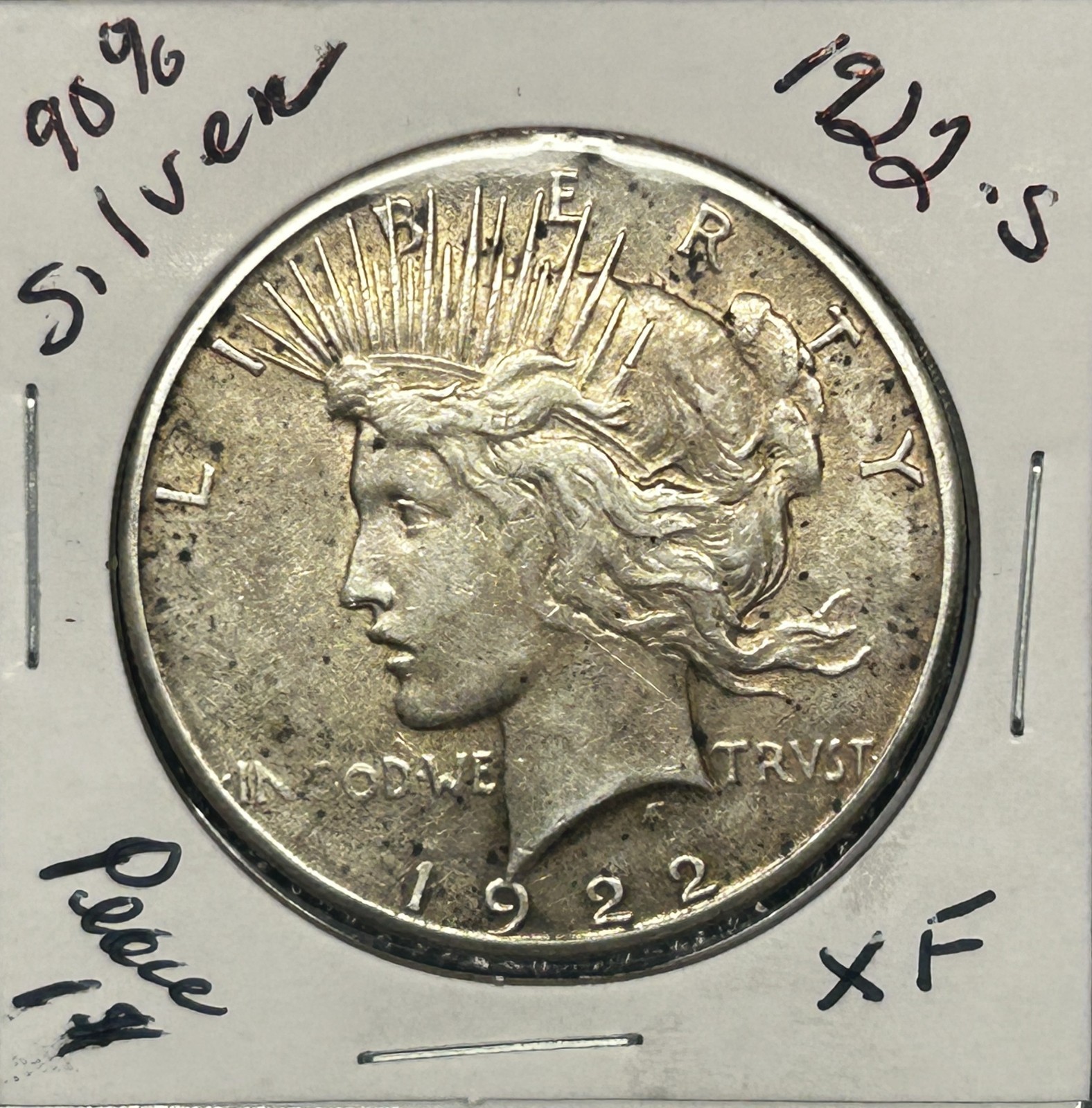 1922-S US Silver  Peace  Dollar $1 -