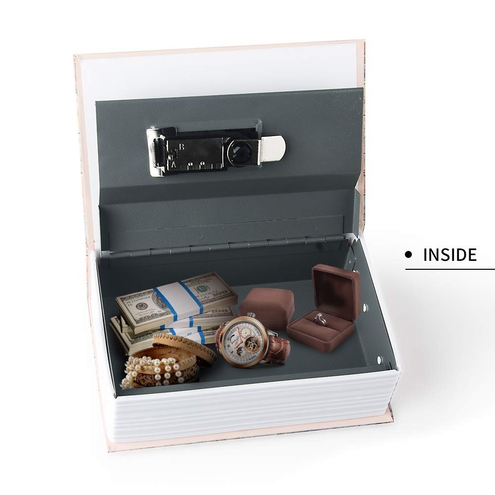 Small Sized Diversion Book Safe Storage Box, Dictionary Secret Can