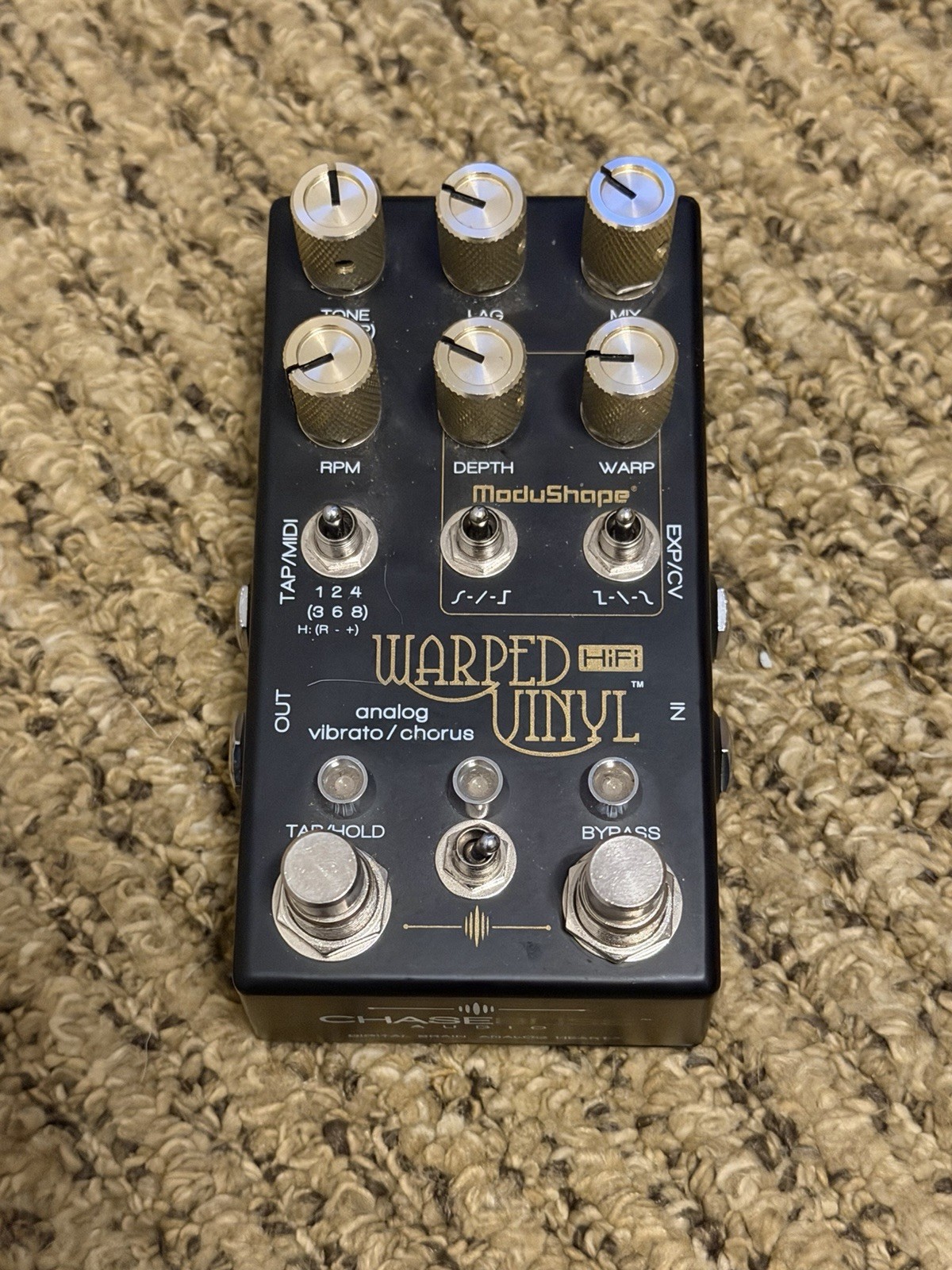 Chase Bliss Audio Warped Vinyl Hif Viblart Chorus Guitar Effects Pedal Bass Gear
