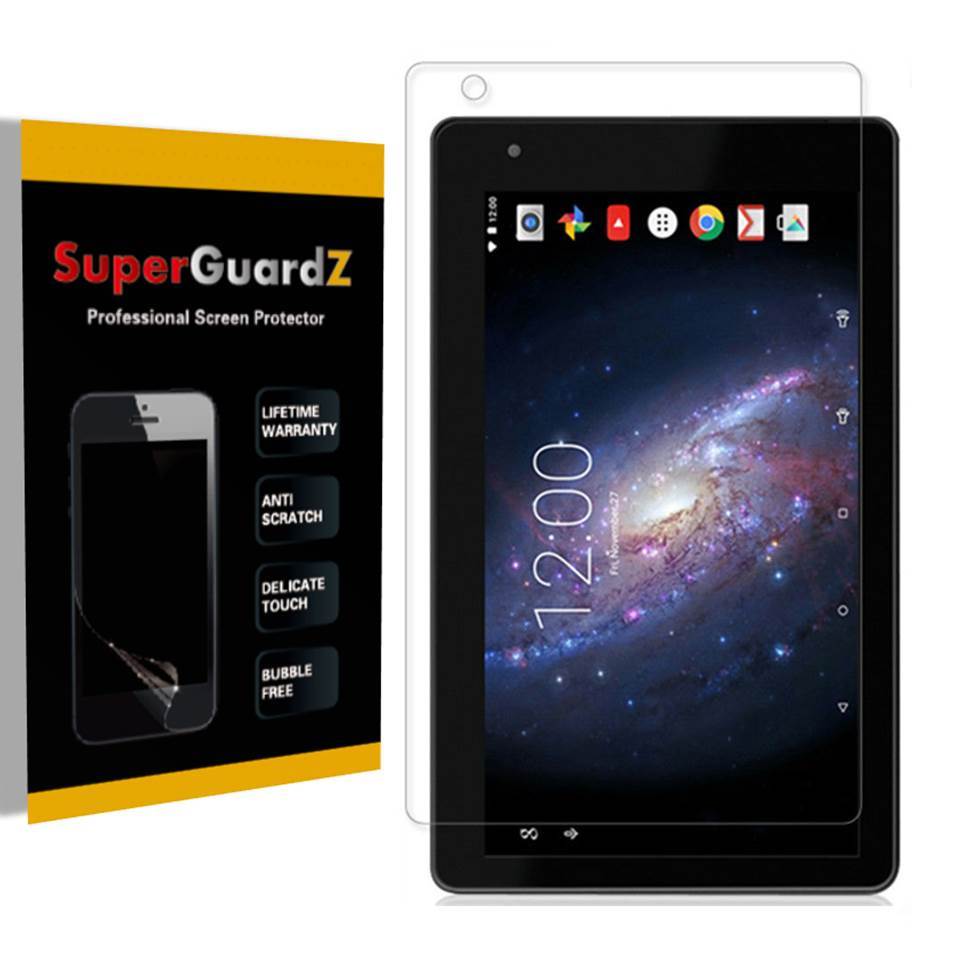 3X SuperGuardZ® Clear Screen Protector Guard For RCA Voyager III 7" (RCT6973W43)