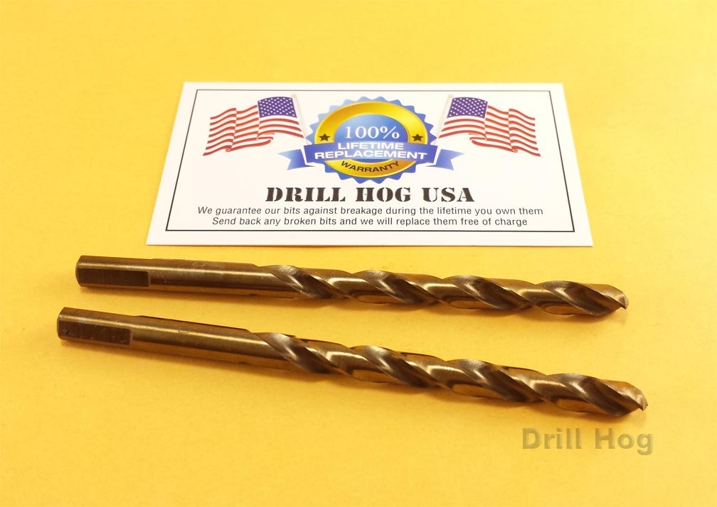 Drill Hog USA 7/64" Drill Bit 7/64" Cobalt M42 Lifetime Warranty (6 Pack)