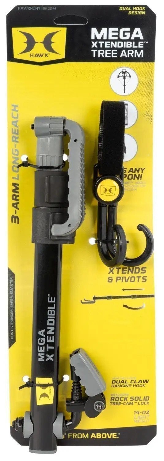 Hawk Mega Xtendible Tree Arm - Sturdy Equipment Holder For Hunting - 3021Z