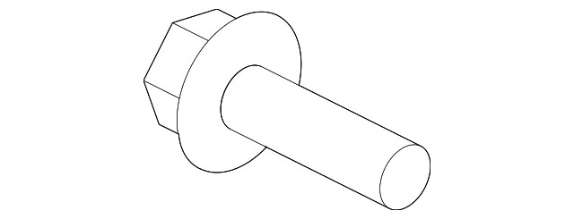 Genuine Ford A/C Condenser Mount Bolt W500110-S437