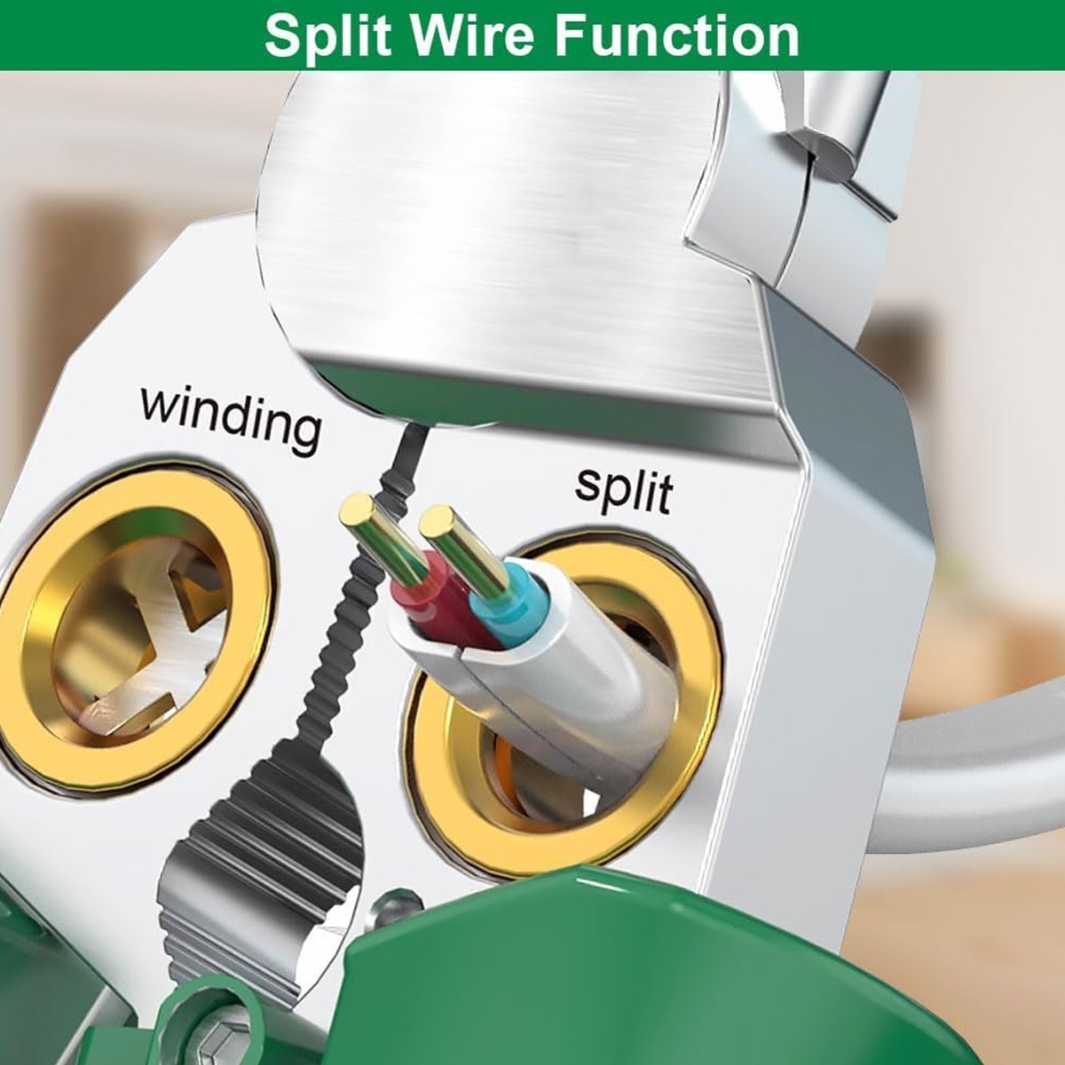 Wire Stripper Twister, Cable Scissors, Voltage Tester Pliers, 8-In-1
