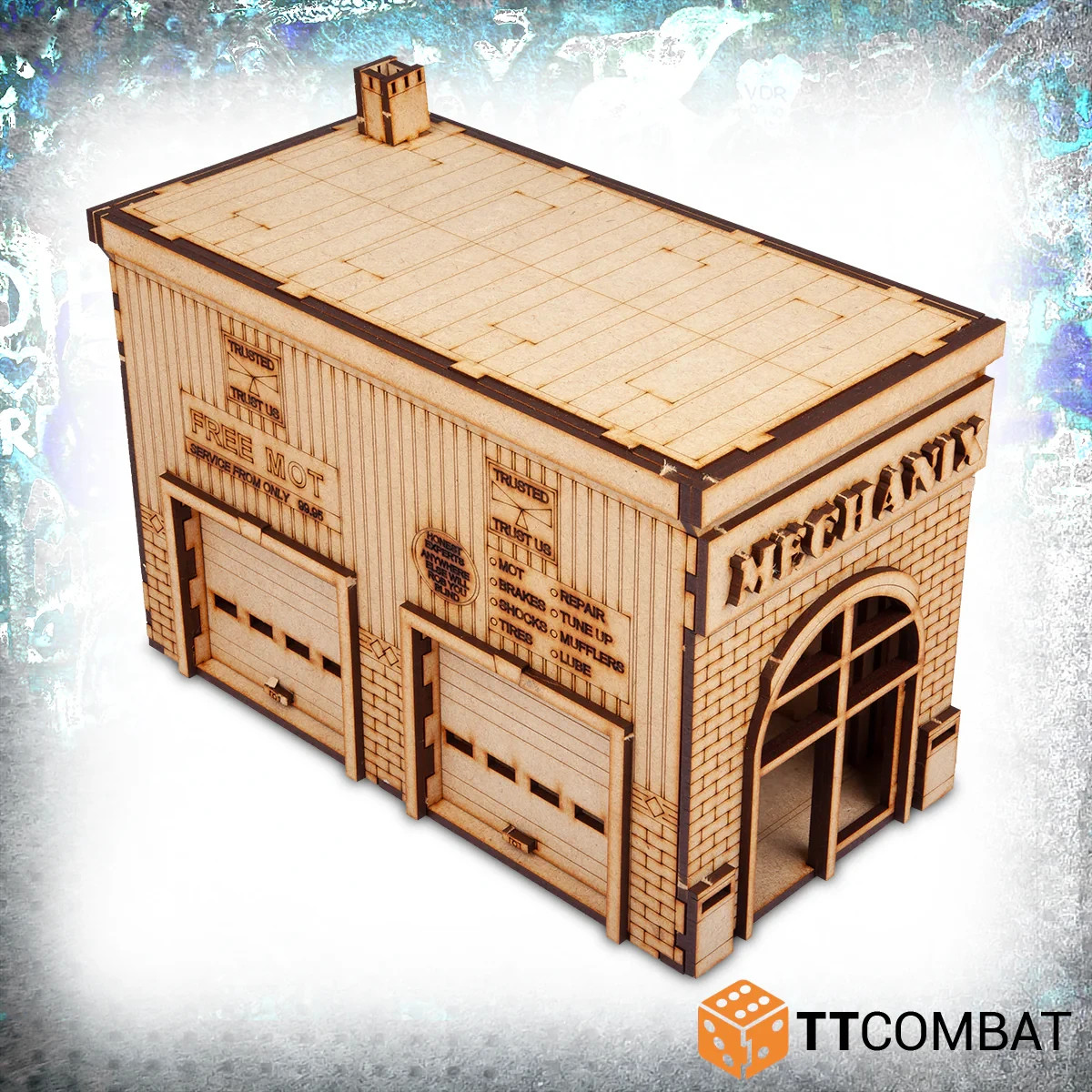 TTCombat TTSCW-DCS-059 Mechanix (City Streets) Garage Building Terrain Kit