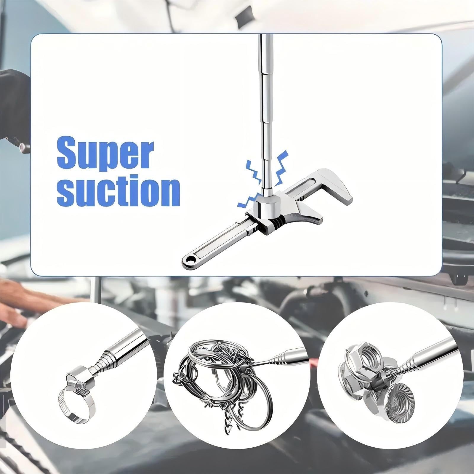 Adullpony Telescoping Magnetic Pickup Tool - Extendable Stick 2Pcs Includes...