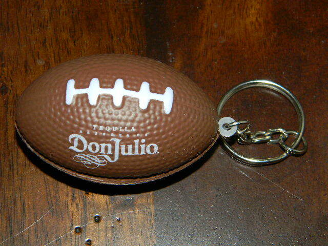 DonJulio Tequila-Football keychain with logo on it- foam football-Very Cool-NEW
