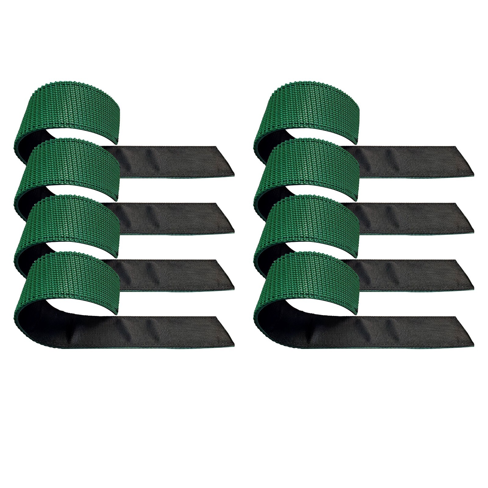 8 Pack 24" Low Profile Tread Grab Grip Webbing Protector Sleeve For 2" Strap