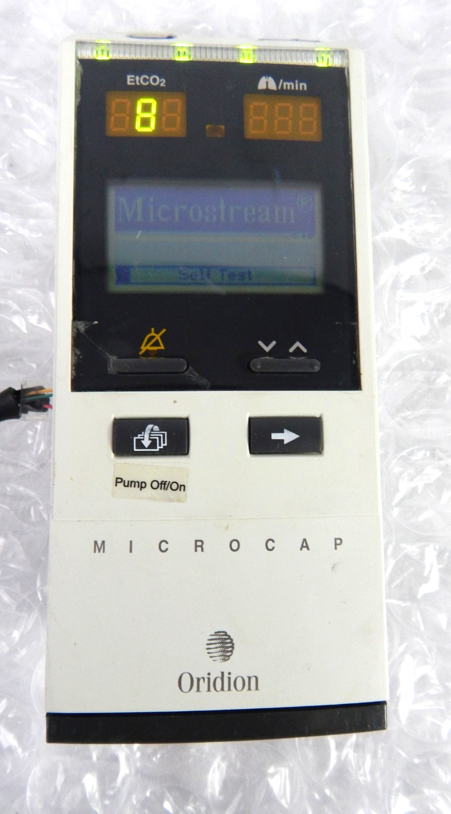ORIDION MICROCAP HANDHELD CAPNOGRAPH S/N 043