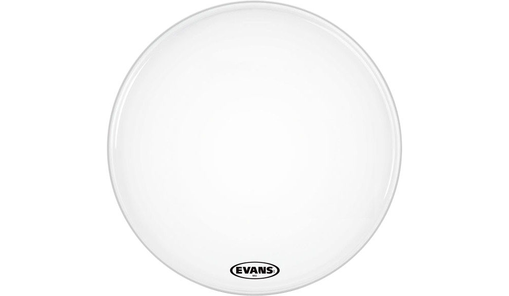 Evans MX2 White Marching Bass Head 20 in.
