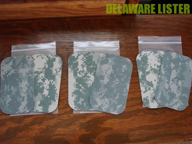 *ACU MILITARY DIGITAL CAMO CORDURA 500D FABRIC REPAIR KIT NO-IRON PATCH Lot of 6
